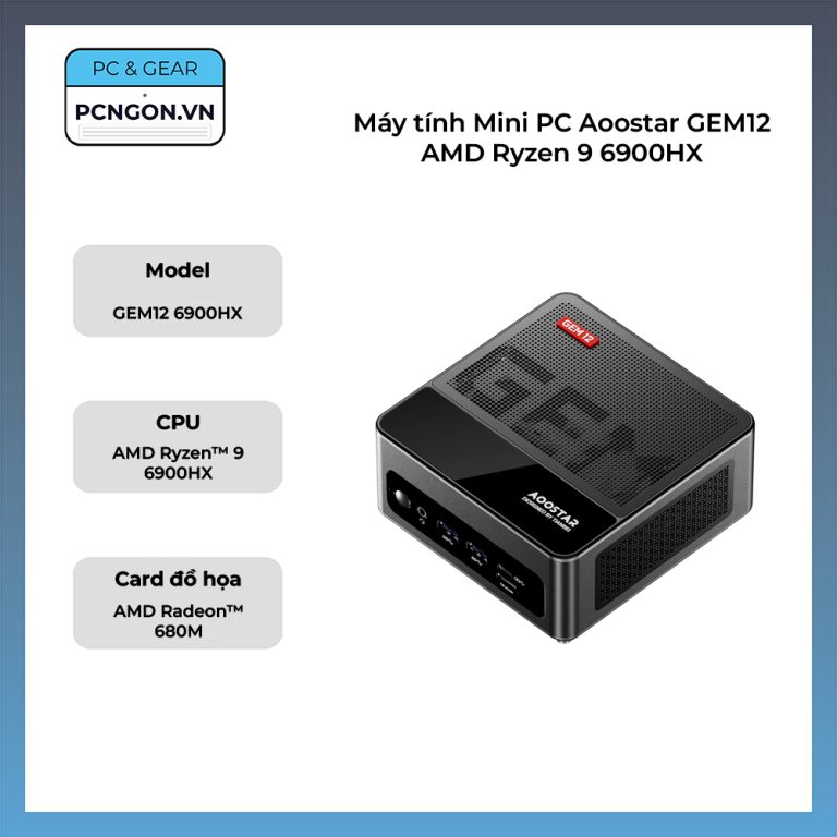 M Y T Nh Mini Pc Aoostar Gem Amd Ryzen Hx Barebone Pcngon