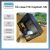 Vỏ Case Máy Tính Mini Itx Captain V8