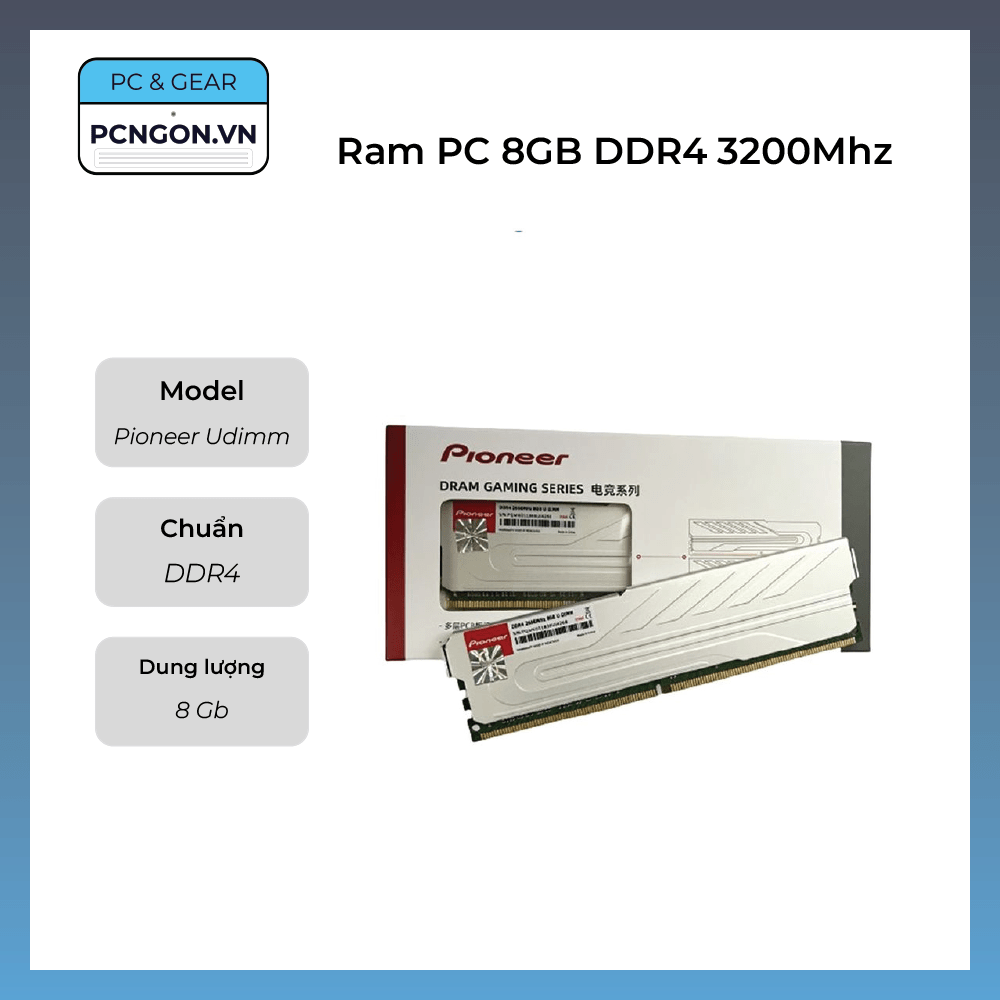Ram Pc 8gb Ddr4 3200mhz Pioneer