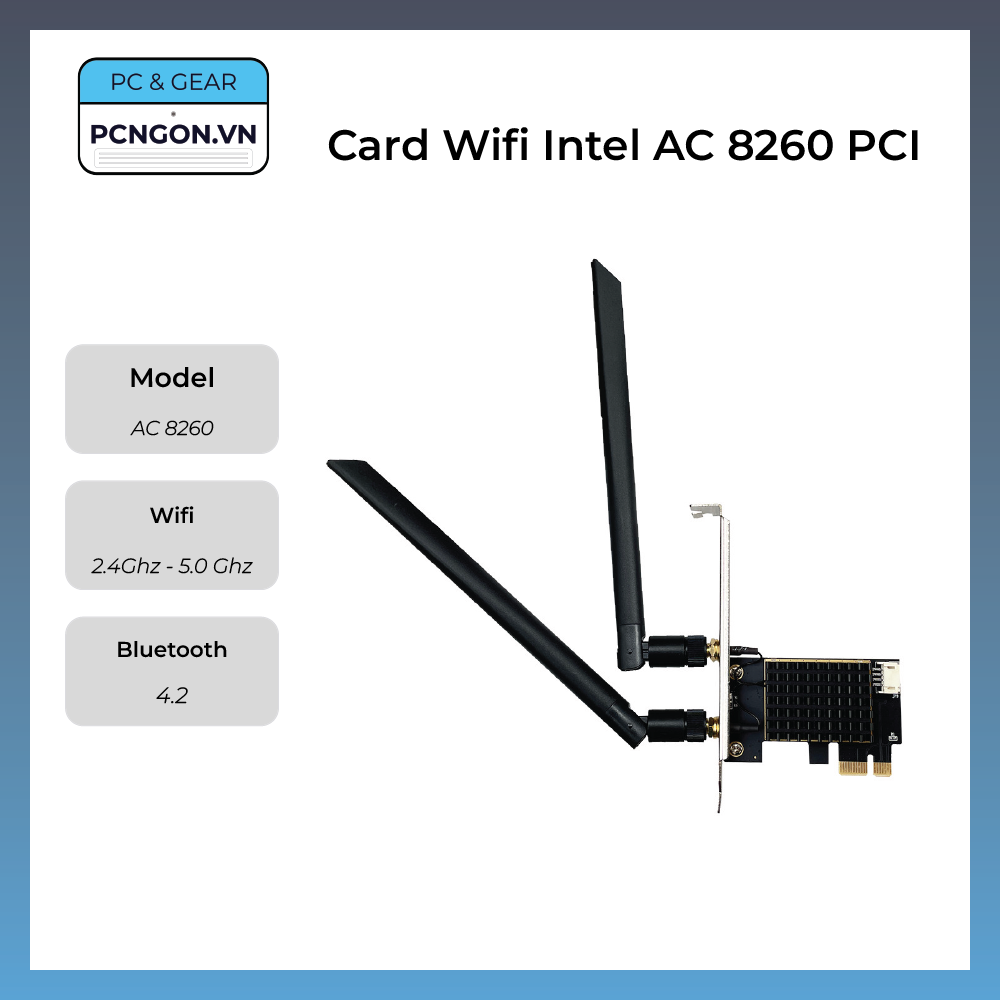Card Wifi Intel Ac 8260 Khe Pci