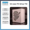 Vỏ Case Máy Tính Mini Itx Sirius T10 Nhỏ Gọn - Bạc