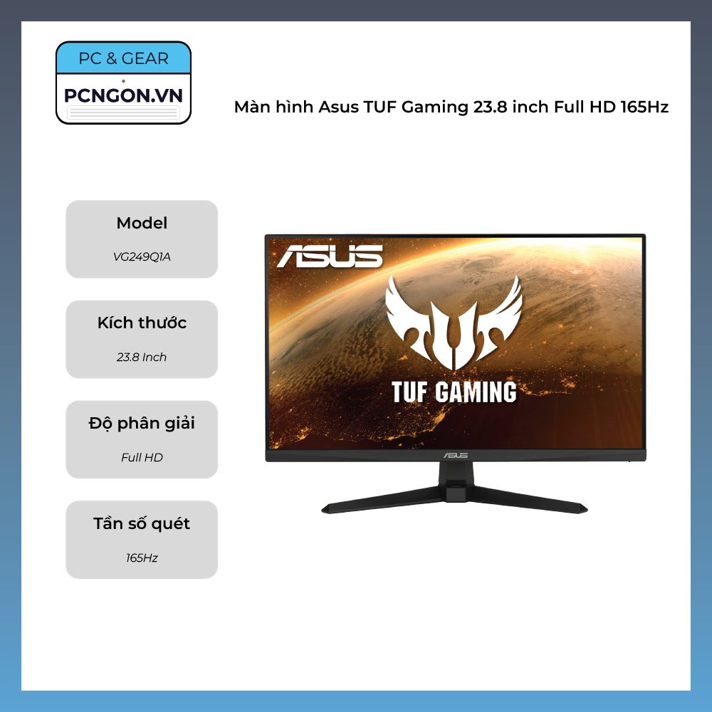 Màn Hình Asus Tuf Gaming 23.8 Inch Full Hd 165hz (vg249q1a)