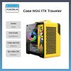 Vỏ Case Máy Tính Mini Itx Traveler - Vàng