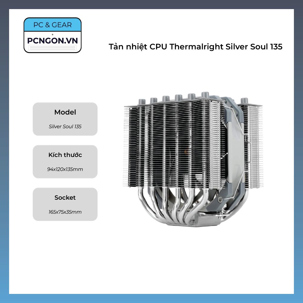 Tản Nhiệt Cpu Thermalright Silver Soul 135
