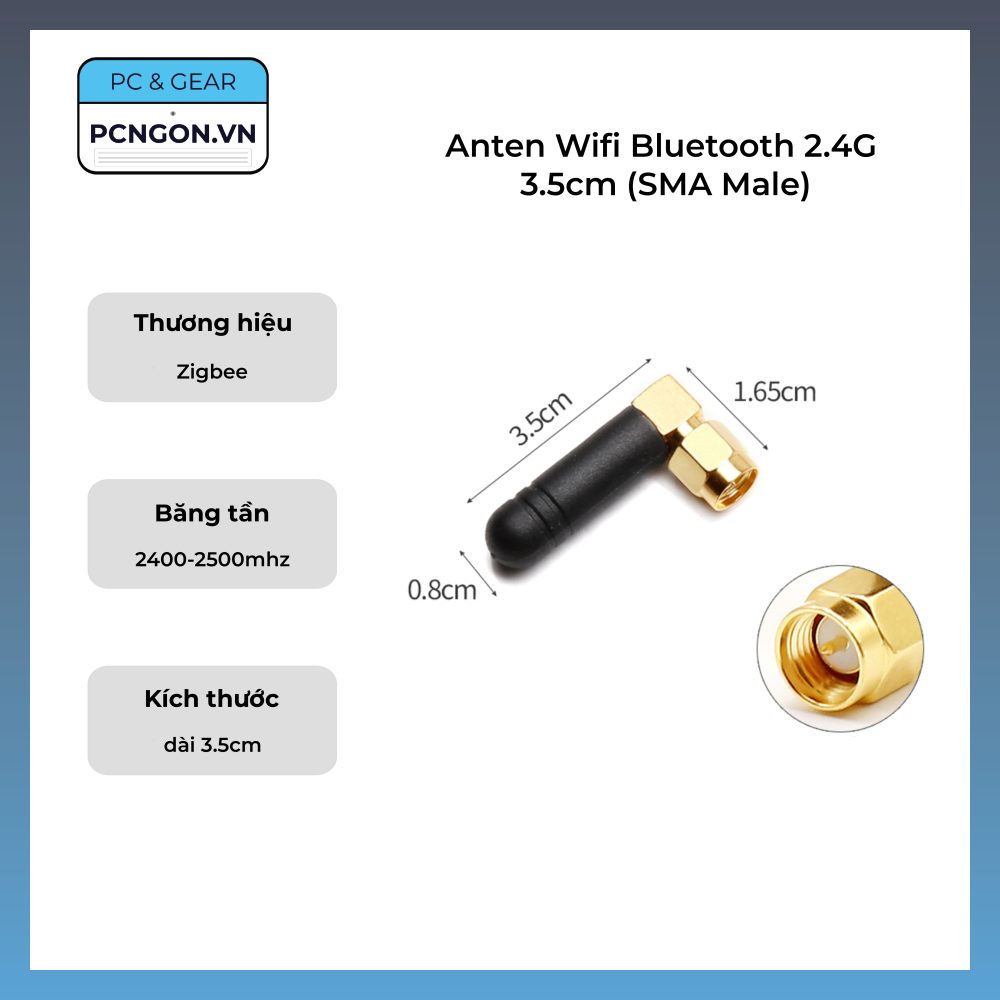 Anten Wifi Bluetooth 2.4g 3.5cm (sma Male)