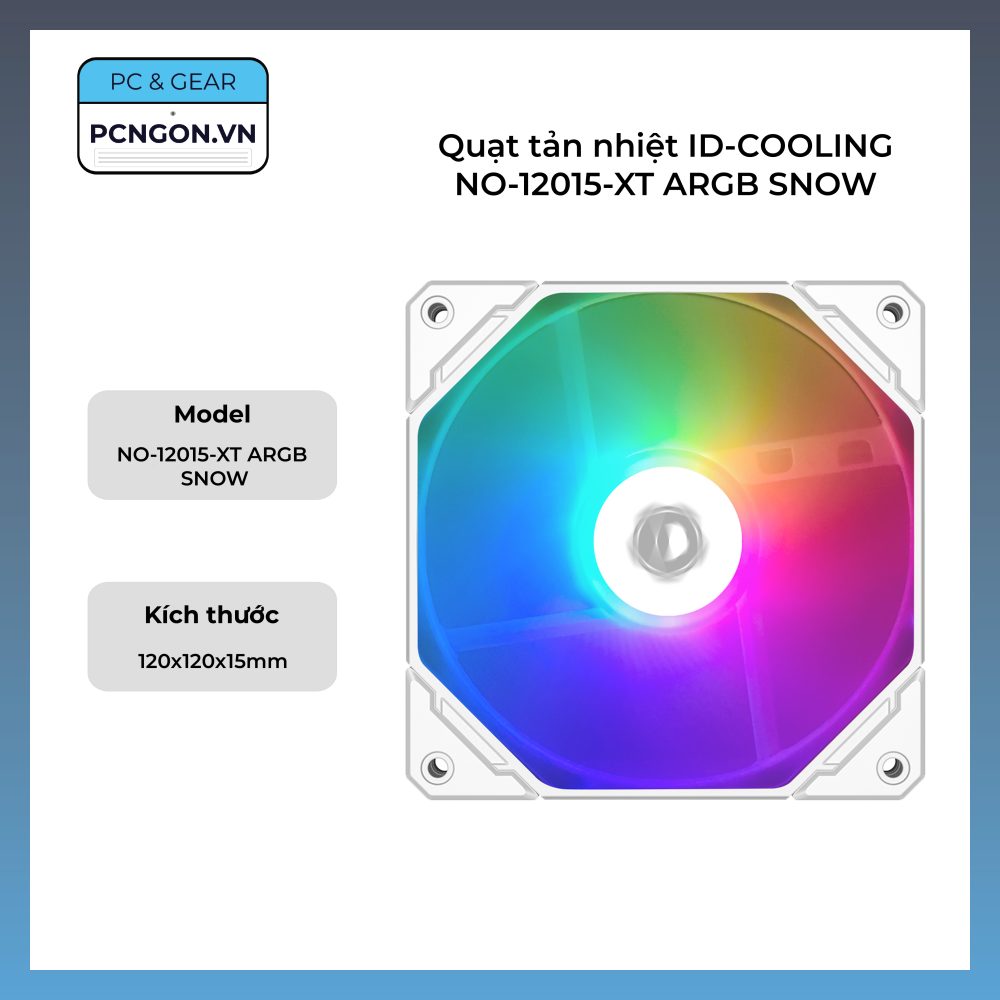 Quạt Tản Nhiệt Id-cooling No-12015-xt Argb Snow