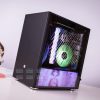 Vỏ Case Máy Tính Mini Itx Sirius S40 - Đen (mặt Hông Mica) (4)