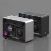 Vỏ Case Máy Tính Mini Itx Geeek G1-pro - Đen (mặt Hông Nhôm) 4