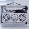 Vỏ Case Máy Tính Mini Itx Shiny Snake S500 - Đen(mặt Lưới) 6
