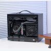 Vỏ Case Máy Tính Mini Itx Shiny Snake S500 - Đen(s500v2, Mặt Lưới, Riser 4.0)