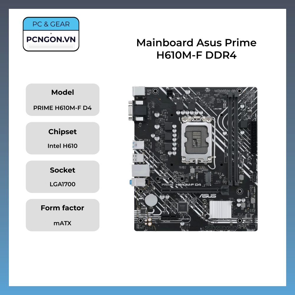 Mainboard Asus Prime H610m-f Ddr4