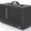Vỏ Case Máy Tính Mini Itx Shiny Snake S400 - Đen (type C, Riser 4.0) 6
