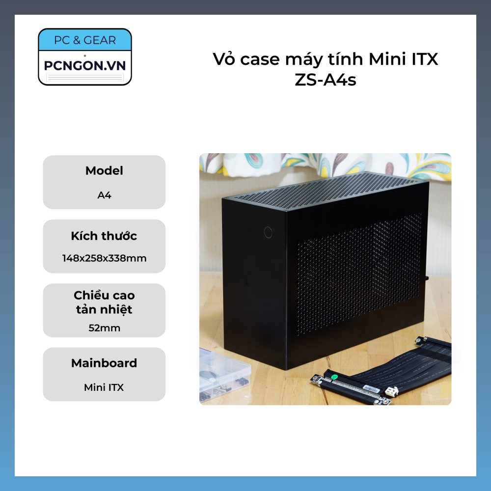Vỏ Case Máy Tính Mini Itx Zs-a4s