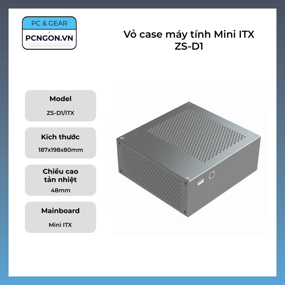 Vỏ Case Máy Tính Mini Itx Zs-d1