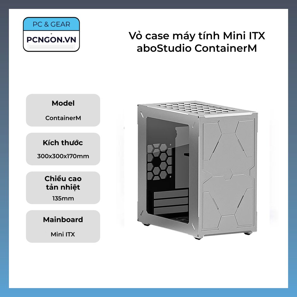 Vỏ Case Máy Tính Mini Itx Abostudio Containerm