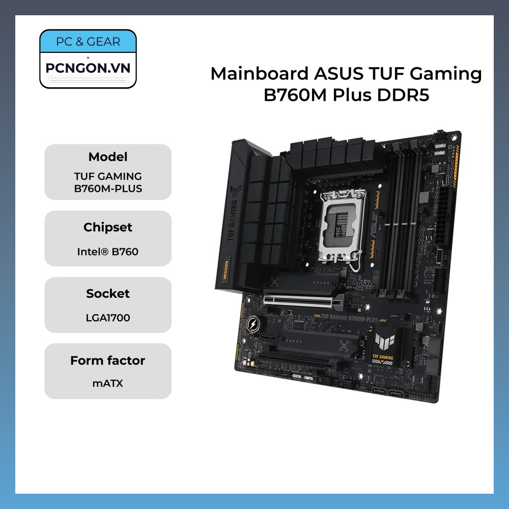 Mainboard Asus Tuf Gaming B760m Plus Ddr5