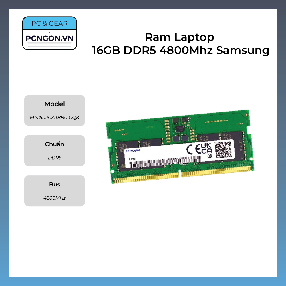 Ram Laptop 16GB DDR5 4800Mhz Samsung