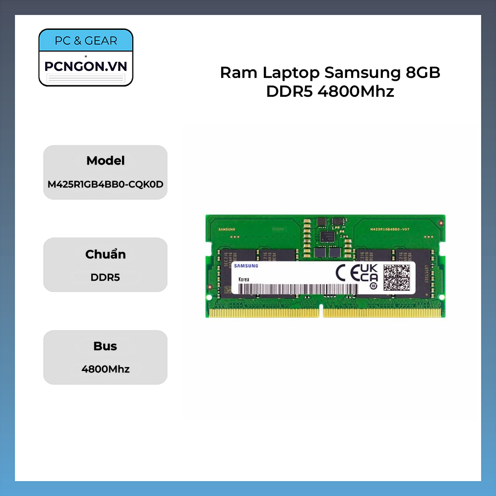 Ram Laptop Samsung 8GB DDR5 4800Mhz