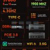 Máy Tính Mini Pc Aoostar God57 (barebone) 5