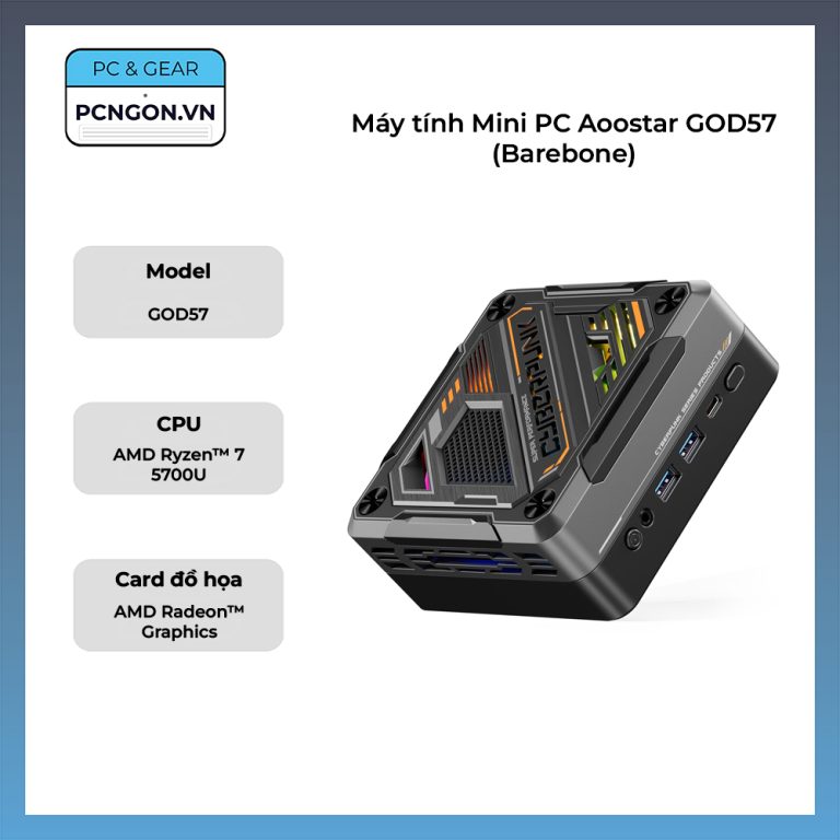 AOOSTAR GEM12 Pro MAX, mini PC con panel LCD y AMD Gen8 de rebajas