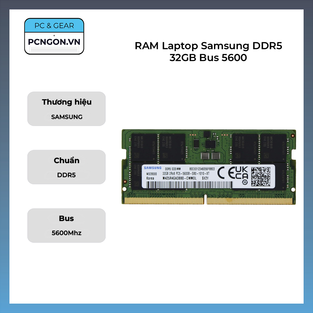 RAM Laptop Samsung DDR5 32GB Bus 5600