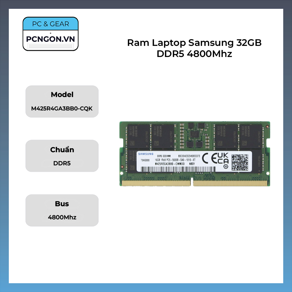 Ram Laptop Samsung 32GB DDR5 4800Mhz