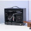 Vỏ Case Máy Tính Mini Itx Shiny Snake S500 - Đen(s500v2, Mặt Lưới, Riser 3.0) 1