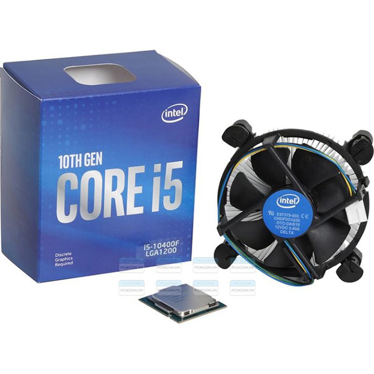 CPU Intel Core I5 10400F Chính hãng (2.9GHz Turbo 4.3GHz, 6 nhân 12 ...