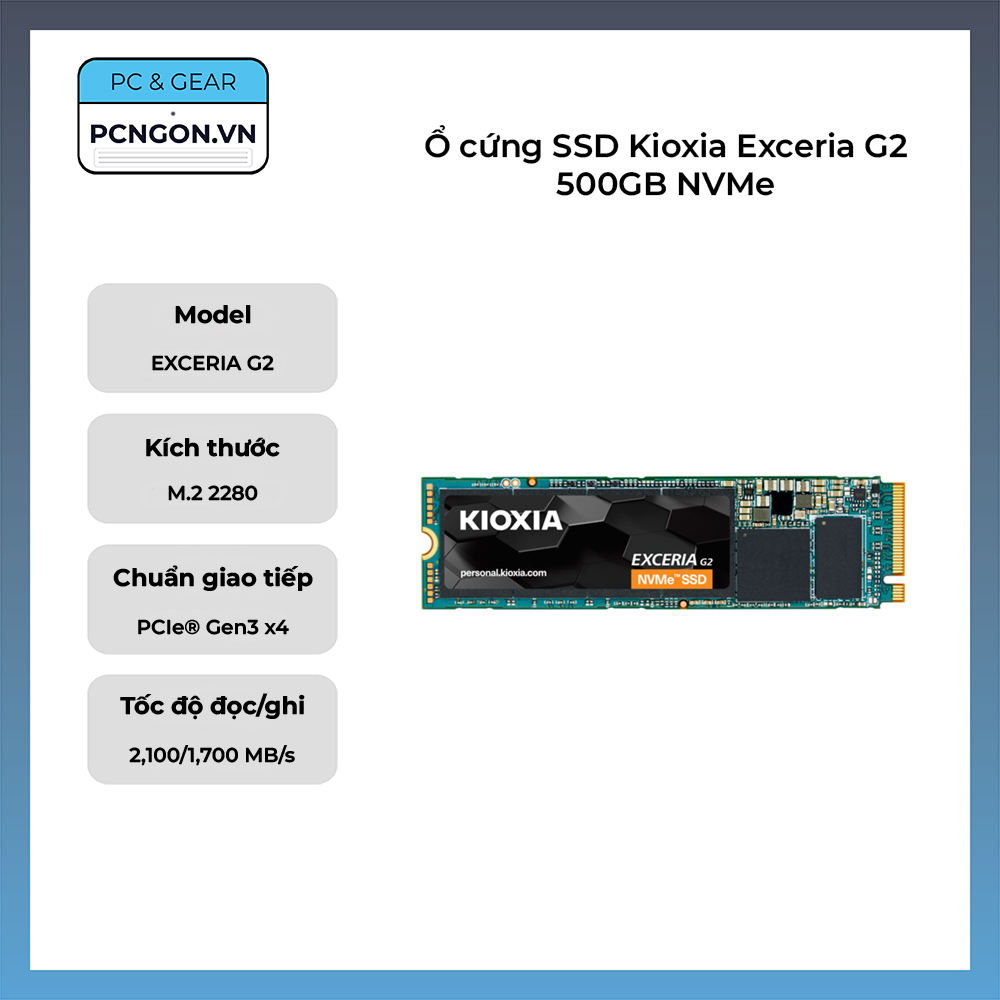 Ổ Cứng Ssd Kioxia Exceria G2 500gb Nvme