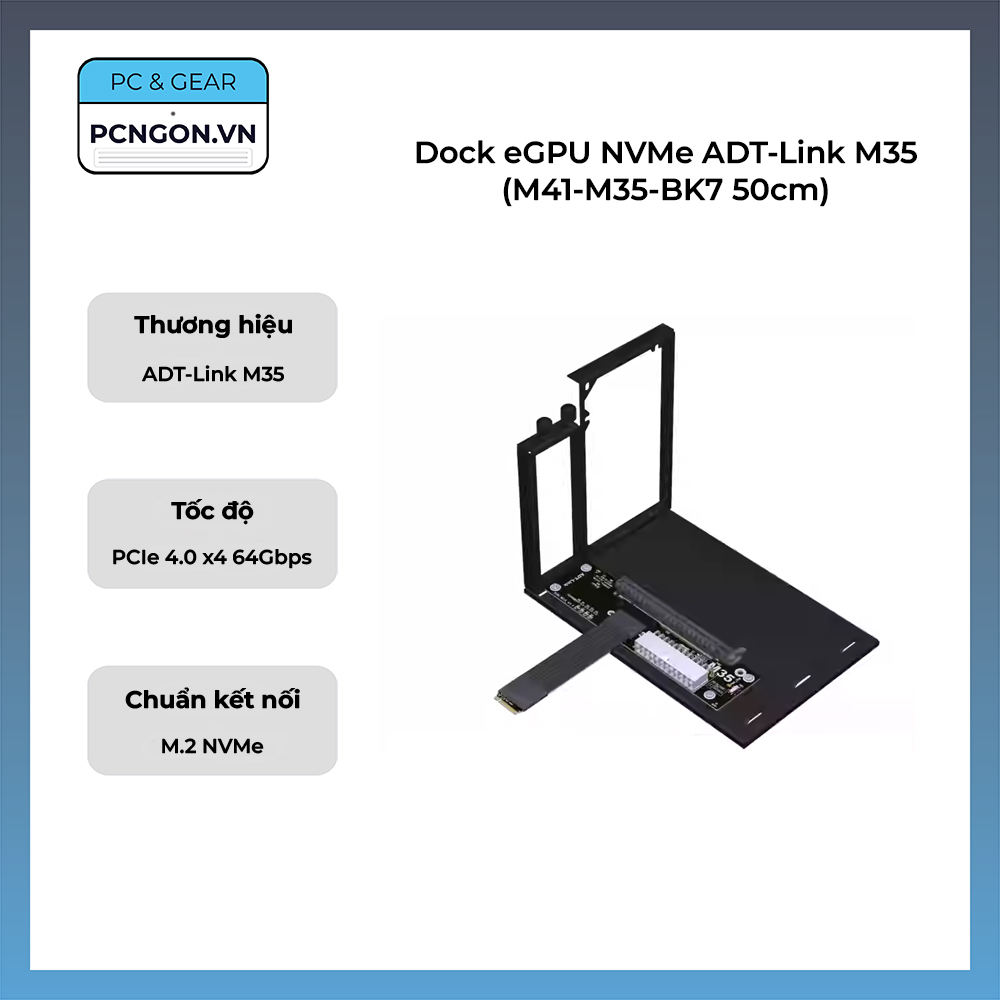 Dock Egpu Nvme Adt-link M35 (m41-m35-bk7 50cm)