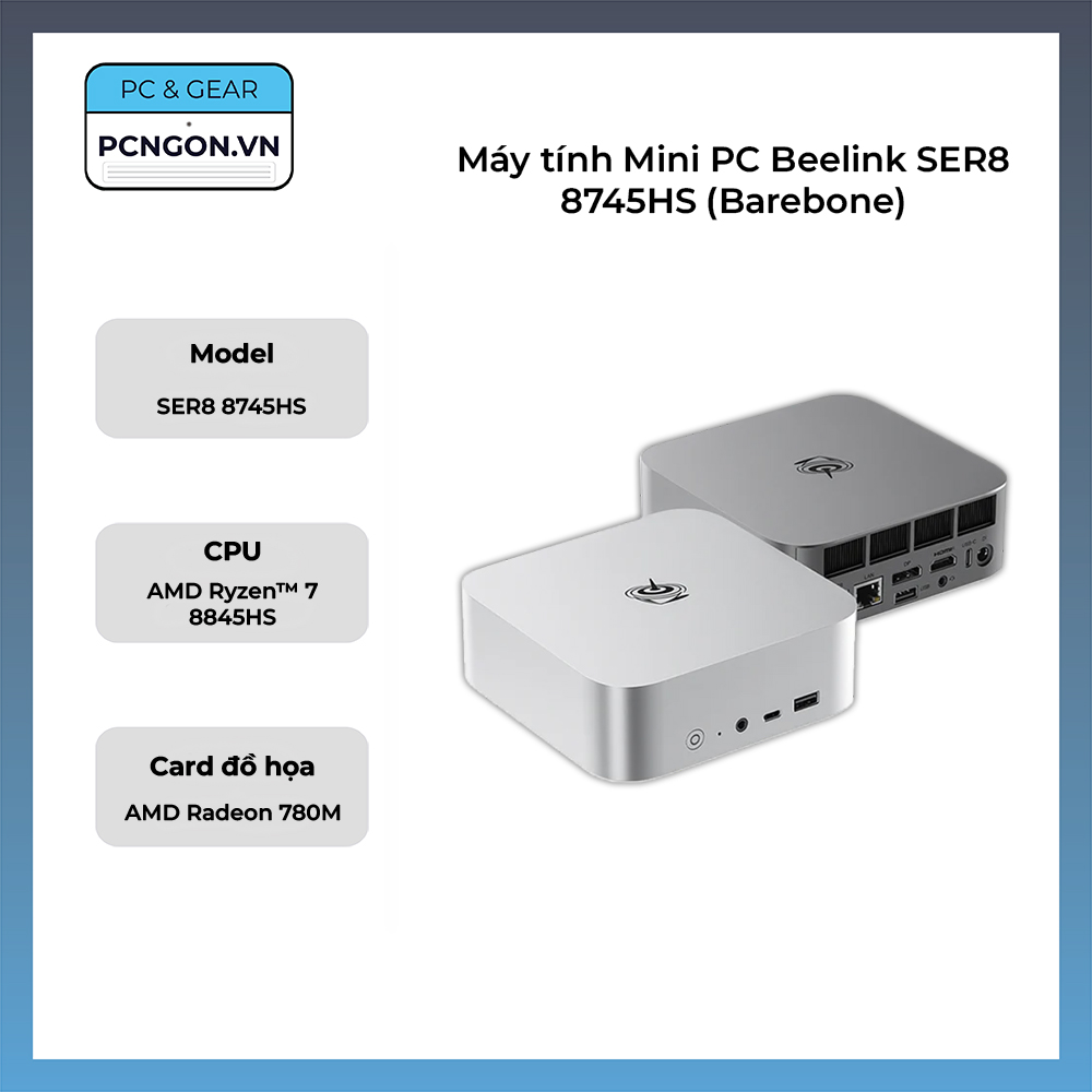 Máy Tính Mini Pc Beelink Ser8 8745hs (barebone)