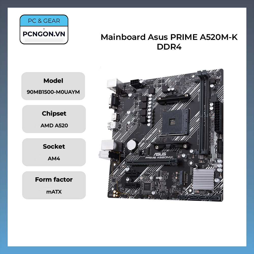 Mainboard Asus Prime A520m-k Ddr4