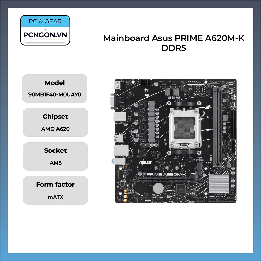 Mainboard Asus Prime A620m-k Ddr5