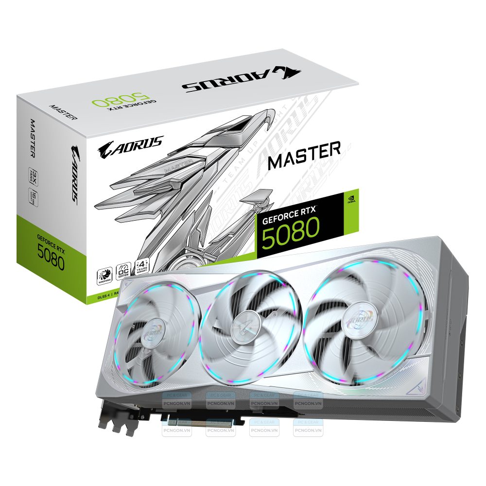 Card Màn Hình Gigabyte Aorus Geforce Rtx 5080 Master Ice 16g 1