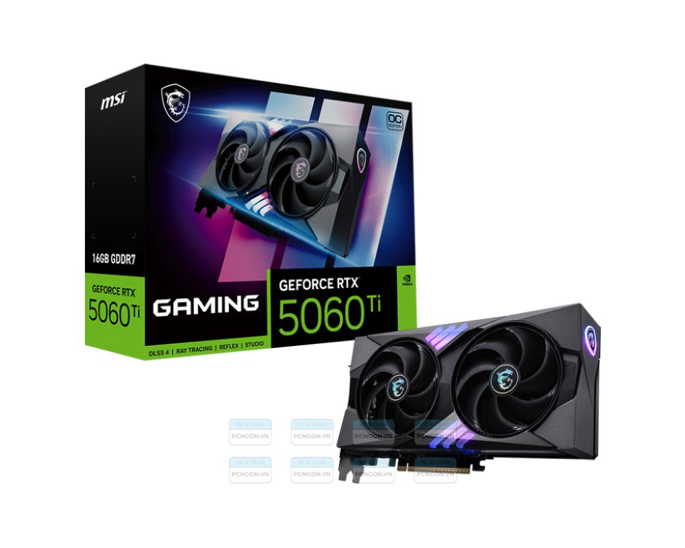 Card Màn Hình Msi Geforce Rtx 5060 Ti 16g Gaming Oc 1