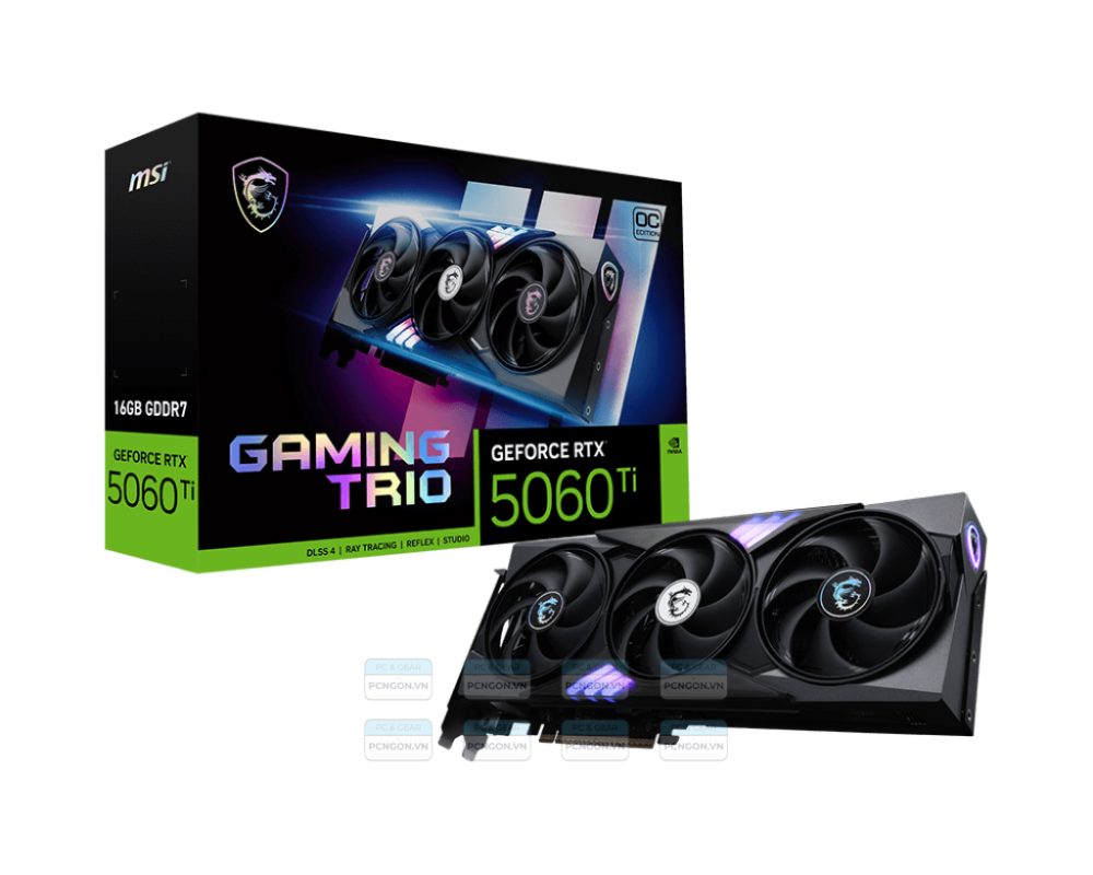 Card Màn Hình Msi Geforce Rtx 5060 Ti 16g Gaming Trio Oc 1