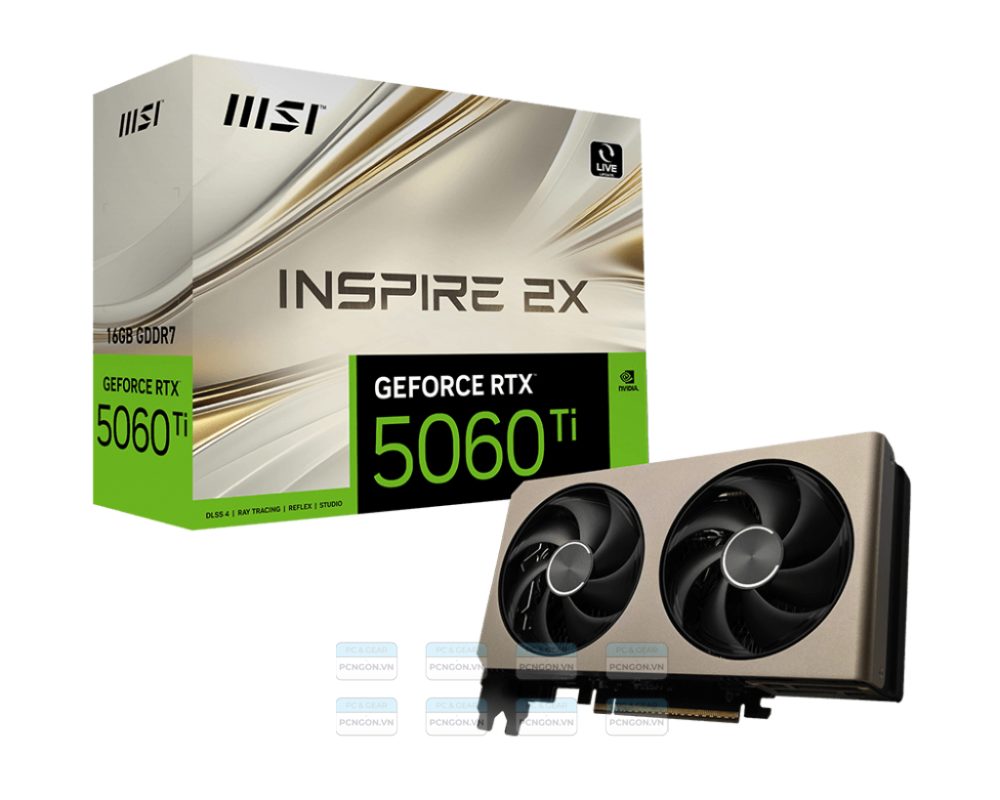Card Màn Hình Msi Geforce Rtx 5060 Ti 16g Inspire 2x 1