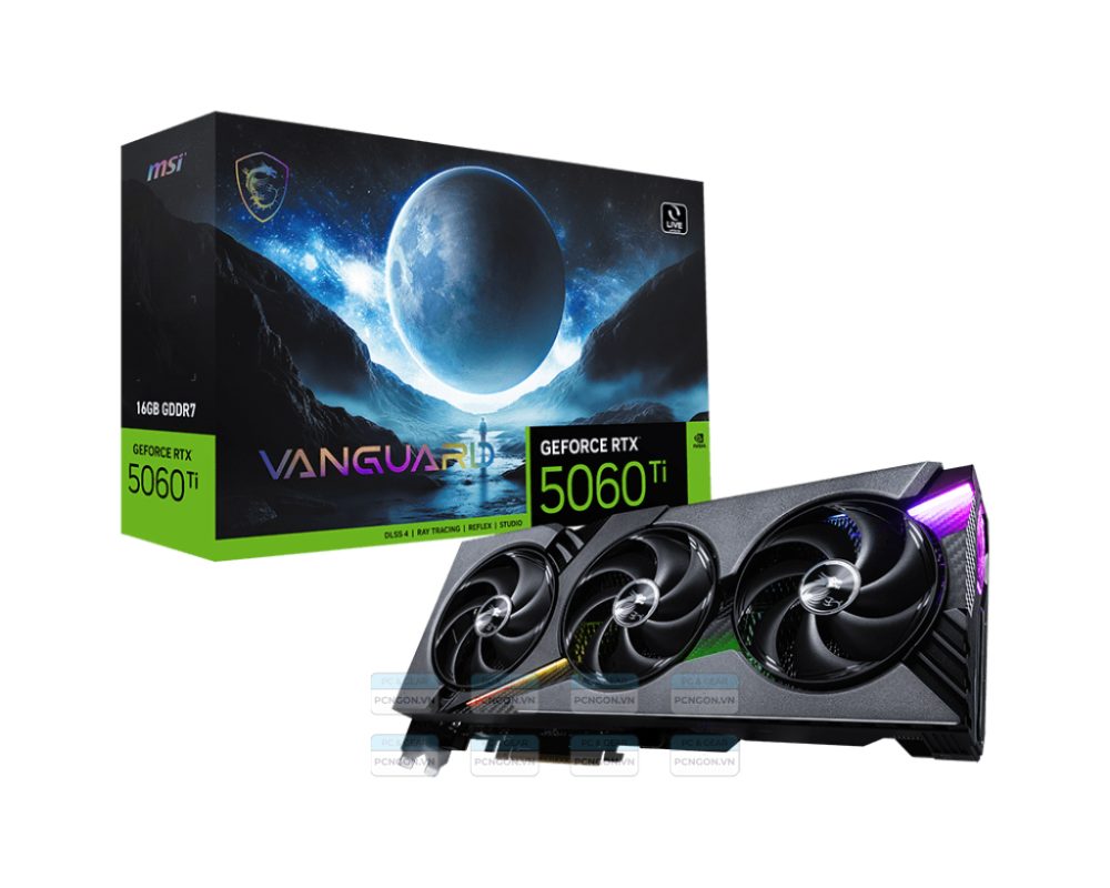 Card Màn Hình Msi Geforce Rtx 5060 Ti 16g Vanguard Oc 1