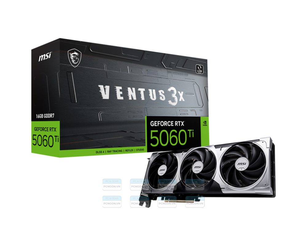 Card Màn Hình Msi Geforce Rtx 5060 Ti 16g Ventus 3x 1