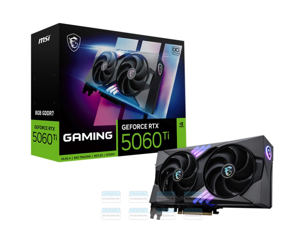 Card Màn Hình Msi Geforce Rtx 5060 Ti 8g Gaming Oc 1