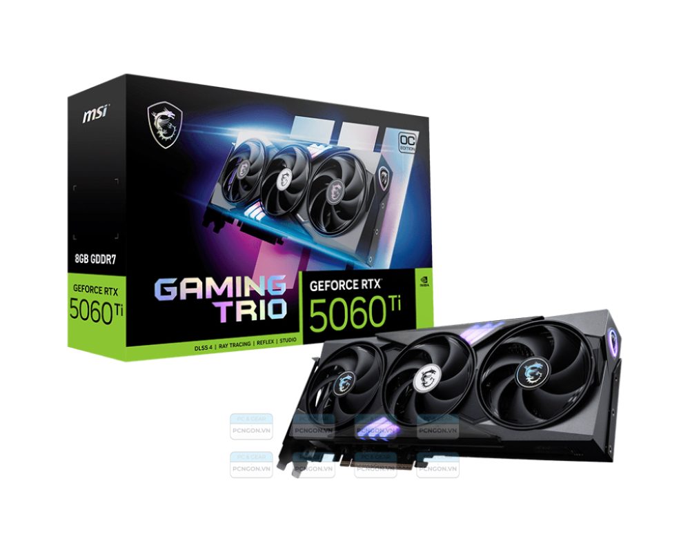Card Màn Hình Msi Geforce Rtx 5060 Ti 8g Gaming Trio Oc 1