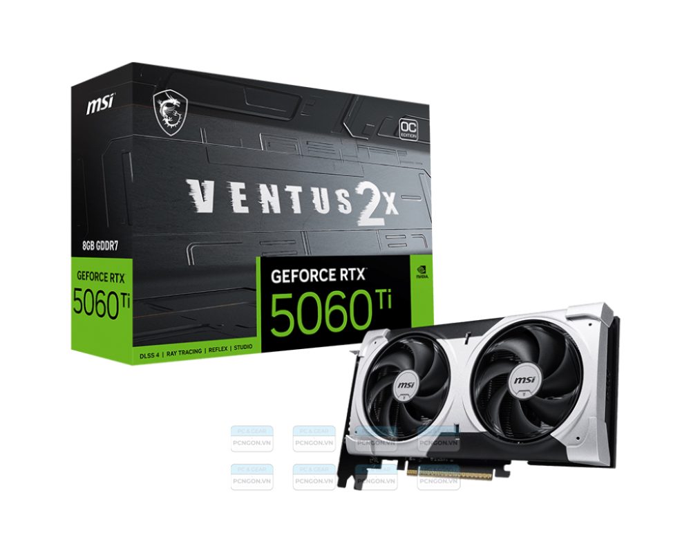 Card Màn Hình Msi Geforce Rtx 5060 Ti 8g Ventus 2x Oc Plus 1