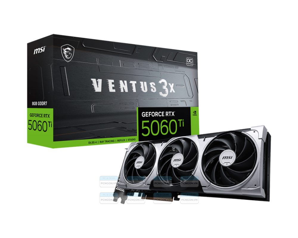 Card Màn Hình Msi Geforce Rtx 5060 Ti 8g Ventus 3x Oc 1