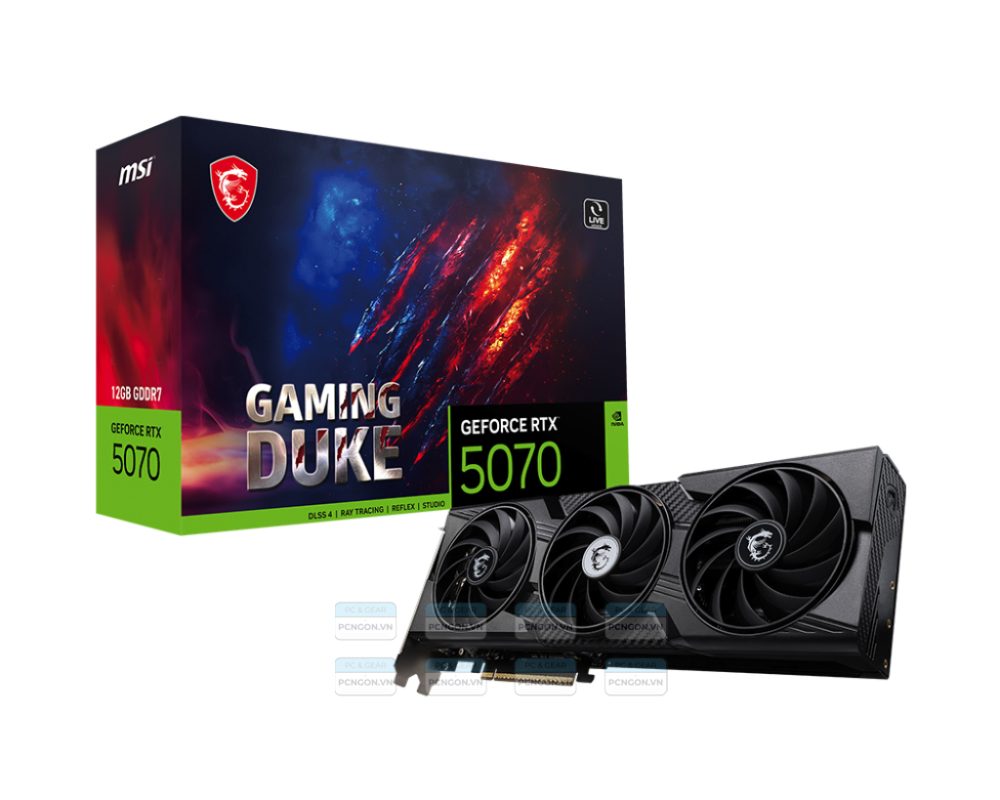 Card Màn Hình Msi Geforce Rtx 5070 12g Gaming Duke 3x 1