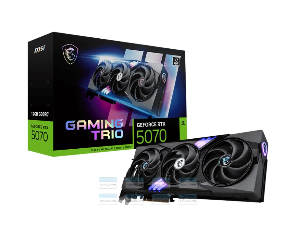 Card Màn Hình Msi Geforce Rtx 5070 12g Gaming Trio 1