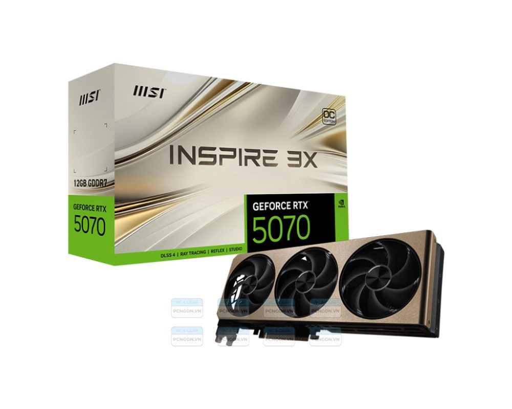 Card Màn Hình Msi Geforce Rtx 5070 12g Inspire 3x Oc 1