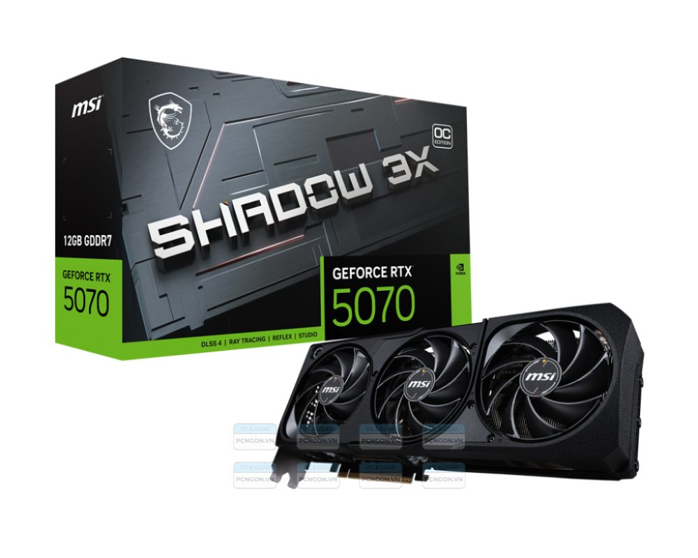 Card Màn Hình Msi Geforce Rtx 5070 12g Shadow 3x Oc 1