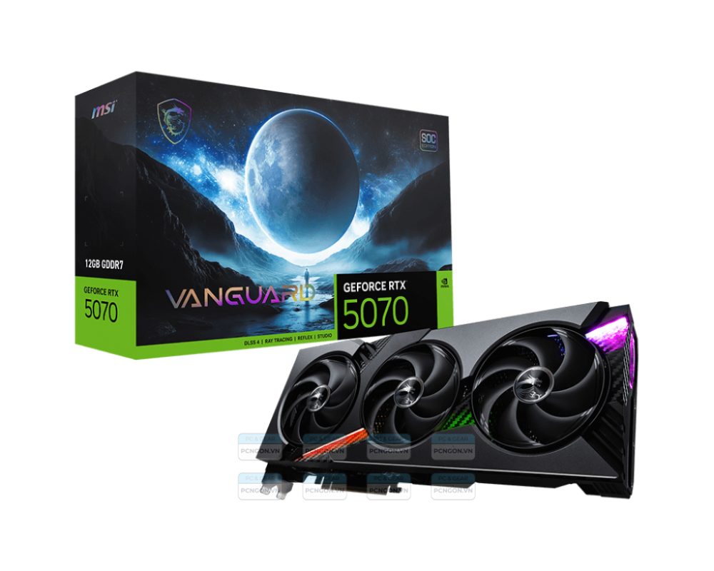 Card Màn Hình Msi Geforce Rtx 5070 12g Vanguard Soc 1