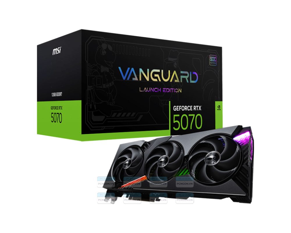 Card Màn Hình Msi Geforce Rtx 5070 12g Vanguard Soc Launch Edition 1