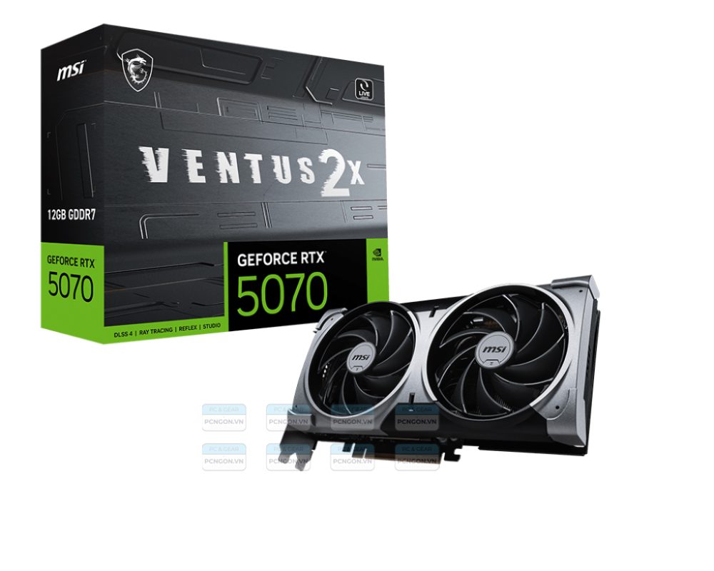 Card Màn Hình Msi Geforce Rtx 5070 12g Ventus 2x 1